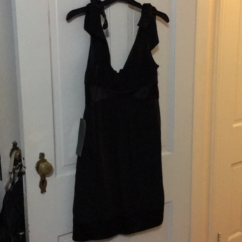 Black mini dress